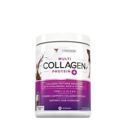 Vitauthority Multi Collagen Protein Plus, Colagen Cu Peptide Imbunatatite Cu Acid Hialuronic Si Vitamina C Cu Aroma De Ciocolata, 316 G