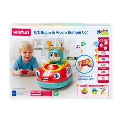 WINFUN MASINUTA RC CU TELECOMANDA BOOM VROOM SI FIGURINA - Img 6
