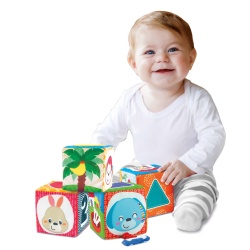 WINFUN SET 4 CUBURI STIVUIBILE DIN MATERIAL TEXTIL - Img 3