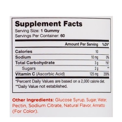 Zahler Chapter One Kids Vitamin C, Kosher Certified, Flavored Gummies, Vitamina C Pentru Copii Sub Forma De Jeleuri Cu Vitamina C, 60 Jeleuri - Img 4