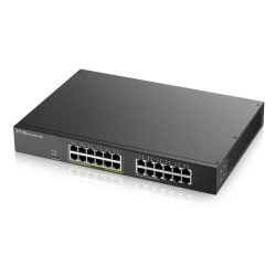 Zy GS1900-24, 24-port GbE L2, 12 Prt POE - Img 1