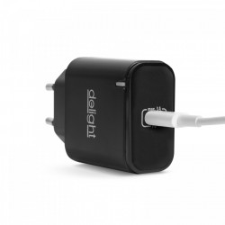 Adaptor - Type-C - încărcător rapid, PD20W - negru - Img 1
