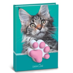Agenda nedatata cu pisicute squishy pe coperta, 80 de pagini albe, 10 x 15 cm (12 buc/display) - Img 3