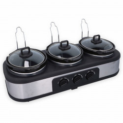Aparat de gatit cu 3 boluri de 1,3l cu gatire lenta "Dunlop Slow Cooker XL" - Img 3