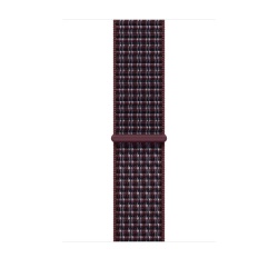 AW BAND 46MM SPORT LOOP BURGUNDY PLAID