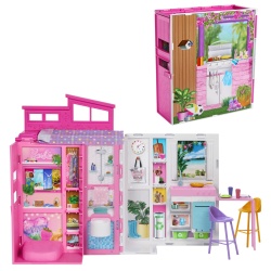 BARBIE CASA DE PAPUSI BARBIE CU 4 ZONE PLIABILA - Img 2