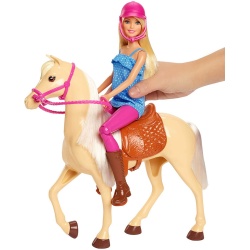 BARBIE SET PAPUSA CU CAL - Img 2