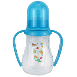 BIBERON DECORAT CU MANERE TETINA SILICON 150ML