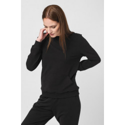Bluza coton casual femei black-xs - Img 2