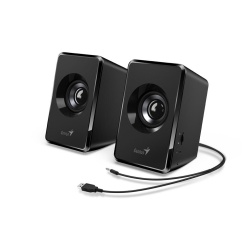 Boxe Genius SP-U125 2.0 cu fir, negru - Img 2