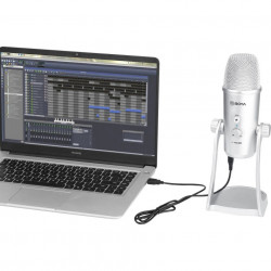 Boya BY-PM700SP Microfon USB Studio Condensator, Stereo (USB Type-C, Lightning si USB-A) - Img 5