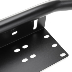 Bullbar aluminiu vopsit in camp electrostatic cu suport numar si proiectoare pentru vehicule offroad, culoare Neagra - Img 4