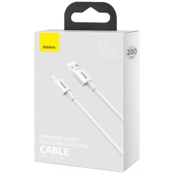 Cablu Baseus Superior Fastcharge 2m, alb - Img 4