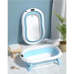 Cadita cu termometru incorporat, blue - Img 2