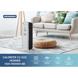CALORIFER CU ULEI HEINNER HOH-M09WH-BK - Img 5