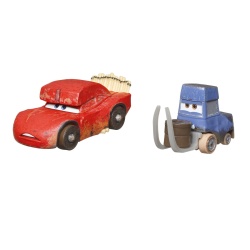 CARS3 SET 2 MASINUTE METALICE CAVE FULGER MCQUEEN SI PITSTOPOSAURUS - Img 2