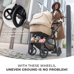 CARUCIOR KINDERKRAFT NEWLY, 3 IN 1, LIGHT GREY - Img 2