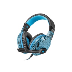 Casti cu fir FURY HELLCAT, albastru
