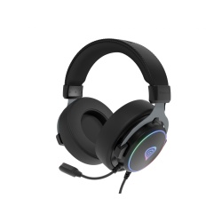 Casti cu fir Genesis Neon 764 negru - Img 1