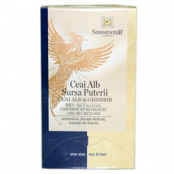 Ceai alb sursa puterii cu ghimbir eco 18dz sonnentor