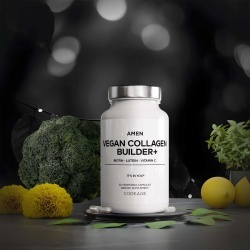 Codeage Amen Vegan Collagen Builder, Colagen Vegan Cu Biotina, Luteina Si Vitamina C, 30 Cps - Img 10