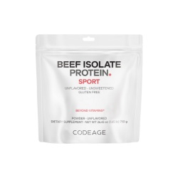 Codeage Beef Isolate Protein, Proteina Izolata Din Vita, Fara Aroma, 750 G