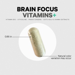 Codeage Brain Focus Multivitamin+, Suport Avansat Pentru Memorie, Concentrare Si Claritate Mentala, 60 Cps - Img 5
