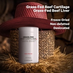 Codeage Grass-fed Beef Cartilage, Formula Pentru Sanatatea Articulatiilor Si Mobilitate, 180 Cps - Img 9