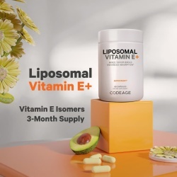 Codeage Liposomal Vitamin E, Vitamina E Liposomala, 90 Cps - Img 5