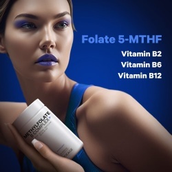 Codeage Methylfolate B Complex, Forma Bioactiva B Complex Pentru Energie, Metabolism Si Sanatate Celulara, 120 Cps - Img 8