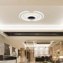 CORP ILUMINAT DECORATIV DIMABIL 95W 3000K + 6000K - NEGRU - Img 7