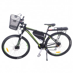 Cos metalic pentru bicicleta cu maner, demontabil, conceput pentru a fi montat in partea din fata - Img 6