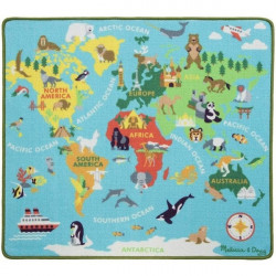 Covor de joaca Harta Lumii - Melissa and Doug - Img 1