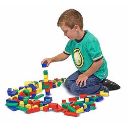 Cuburi din lemn colorate Melissa and Doug 100 - Img 2