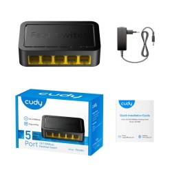 CUDY 5-Port 10/100 Mbps Desktop Switch - Img 5