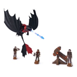 CUM SA ITI DRESEZI DRAGONUL INCERCAREA FLACARII SET DE JOACA BATALII ARZATOARE TUNUL APRINS DRAGONUL TOOTHLESS - Img 6