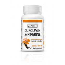CURCUMIN&PIPERINE 500MG 30CPS