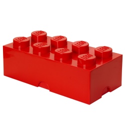 Cutie depozitare LEGO 2x4 rosu - Img 1