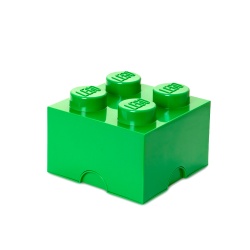 Cutie depozitare LEGO 4 verde inchis