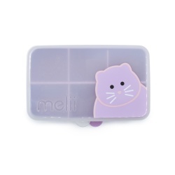 CUTIE SNACK 6 COMPARTIMENTE, MELII, PRINT PISICA - Img 2