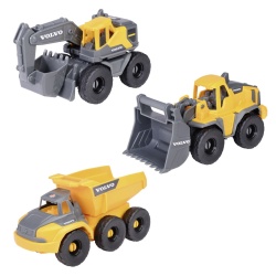 DICKIE VOLVO SET 3 UTILAJE PENTRU CONSTRUCTII - Img 2