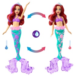 DISNEY PRINCESS PAPUSA ARIEL CU CULORI SCHIMBATOARE - Img 5