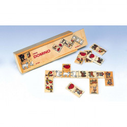 Domino Animale in cutie de lemn - Img 2