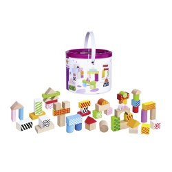 EICHORN COLOR SET BLOCURI DE CONSTRUCTIE DIN LEMN - Img 2
