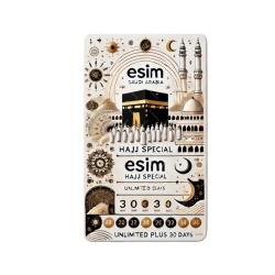 eSIM Hajj Special ARABIA, Unlimited Plus, 30 Days