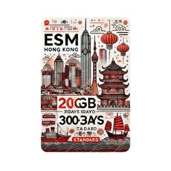 eSIM Hong Kong 20GB 30Days Standard
