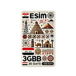 eSIM Iraq 3GB 30Days