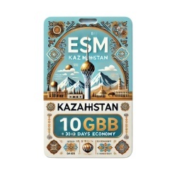 eSIM Kazakhstan 10GB 30Days Economy