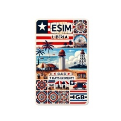eSIM Liberia 1GB 7Days Economy