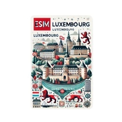 eSIM Luxembourg, 50GB, 30 Days, Standard